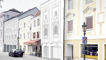 Expose Einzigartiges Stadthaus mit 5- Zimmer, Garten und Panorama Balkon in Enns (in Renovierung)