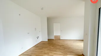Expose Schöne geförderte 3-Zimmer-Wohnung mit Tiefgaragenparkplatz und Loggia in Gallspach. Erstbezug!