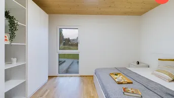 Expose *AUGARTEN* Reihenhaus mit 4- Zimmer Terrasse und Garten - Holzriegelbauweise