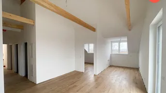 Expose Wohnen mit Flair - 4 Zimmerwohnung im Dachgeschoss mit Küche und Balkon