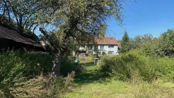 Expose NÄHE HOCHLEITHEN/MISTELBACH: Großes Wohnhaus mit großzügigem Garten und freier Baufläche für Individualisten/Bauträger