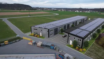 Expose Betriebs-/Produktions- oder Lagerhallen von 44 - 224 m² Fläche im Gewerbepark Regau (Top 08b)