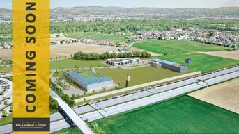 Expose Betriebs-/Produktions- oder Lagerhallen von 59 - 311 m² Fläche Grünwall Gewerbepark Ansfelden zu vermieten, Nähe A1 (Audorf Süd)