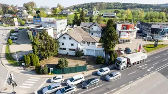 Expose RARITÄT! Gewerbliche Liegenschaft mit viel Platz zum Wohnen und Arbeiten an der B1/Vöcklabruck