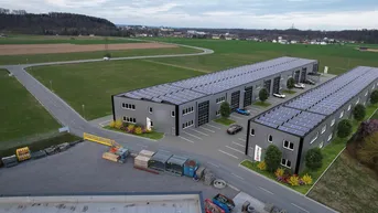 Expose Betriebs-/ Produktions- oder Lagerhallen von 44 - 224 m² Fläche, Ihr neuer 1A Standort ab Herbst 2025 im BUSINESS PARK REGAU (Top 12a)
