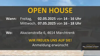 Expose OPEN HOUSE! Exklusiver Bungalow im Toskana Stil mit Terrasse, Traumgarten und Doppelgarage in Marchtrenk
