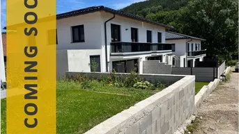 Expose COMING SOON! Attraktive belagsfertige Neubau – Doppelhaushälften mit Garage und sonnigem Garten zum Selbstausbau in Bruckmühl (H2, H3)