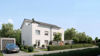 Expose Schlüsselfertige Doppelhaushälften mit Galerie und Dachterrasse mit Landesdarlehen 1,5% Fixzins in einzigartiger Lage in Attnang-Puchheim (H04/1)