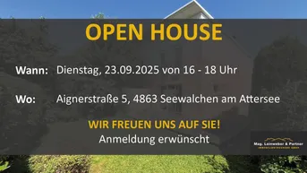 Expose DEM ATTERSEE SO NAH! Leistbares Passiv-Eckreihenhaus mit sonnigem Eigengarten und Einzelgarage im Zentrum von Seewalchen am Attersee