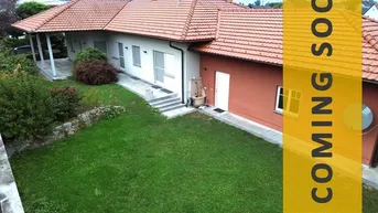 Expose COMING SOON! Traum Bungalow mit Kachelofen, Terrasse, XXL-Garten, Einliegerwohnung KG und Doppelgarage zum Schnellbezug in Ansfelden