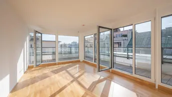 Expose Wohnjuwel mit umlaufender Terrasse: lichtdurchflutetes Domizil mit großen Fensterflächen und Ankleidezimmer
