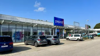 Expose Top 1A Geschäftsfläche mit 474m2 bzw. 900m2 im FMZ St. Valentin (ehm. Pepco)