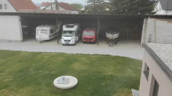Expose Überdachter Stellplatz für Wohnmobil, Wohnwagen Boot