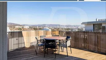 Expose Penthouse mit Blick auf die Stadt