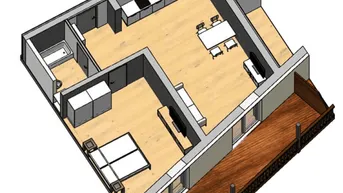 Expose Kramsach, Neuwertige 2- Zi Wohnung, 59 qm, Balkon, zentrale Lage