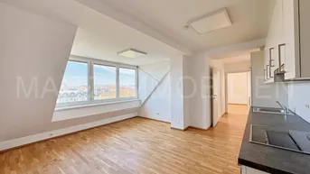 Expose VORSORGE ODER EIGENNUTZUNG: Dachgeschosswohnung mit 2-3 Zimmern | Garage optional | Fernblick über Wien!