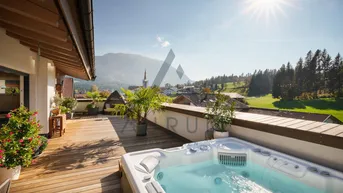 Expose Dachgeschoss-Maisonette mit großzügiger Dachterrasse &amp; atemberaubendem Panoramablick