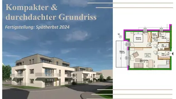 Expose Blumengasse - Bauteil B | Neubauprojekt | 2 Zimmer Wohnung - 1.OG | Balkon | Belagsfertig | Tiefgaragenstellplatz optional | Spätherbst 2024 (Top B5)