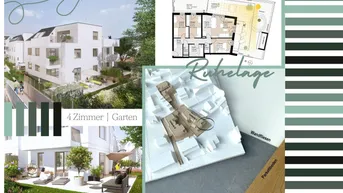 Expose PROVISIONSFREI | Wohnen im Villenviertel | 4 Zimmer Wohnung mit Eigengarten &amp; Terrasse (EG) | Hochstraße | Fertigstellung Mitte 2025 (Gebäude C - Top 2)
