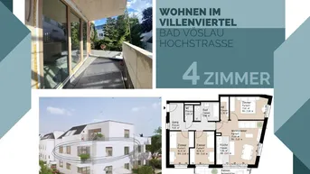 Expose PROVISIONSFREI | Wohnen im Villenviertel | 4 Zimmer Wohnung mit Balkon (1.OG) | Hochstraße | Fertigstellung Mitte 2025 (Gebäude C - Top 6)