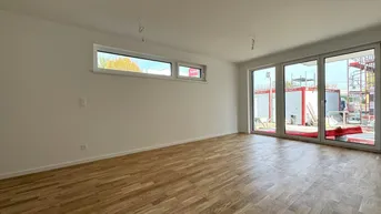 Expose Blumengasse - ERSTBEZUG | 2 Zimmer Wohnung | Terrasse &amp; Garten | zzgl. Tiefgaragenstellplatz | April / Mai 2025 (Top D1)
