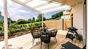 Expose +++ TERRASSE + GARTEN +++ Exklusive 2-Zimmer-Wohnung mit Gartenhaus in STIFTINGTAL