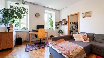 Expose +++ RUHELAGE NAHE JAKOMINIPLATZ +++ Charmante 2,5-Zimmer-Wohnung mit Balkon und Blick in den grünen Innenhof