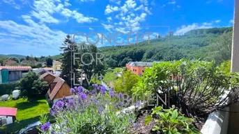 Expose BALKONWOHNUNG /// MAUERBACH Traumhafter Blick I Wald &amp; Wiese I Sonne I Natur PUR I Gartennutzung