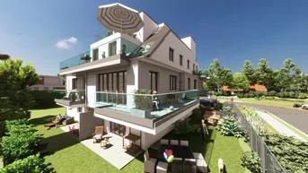 Expose NEU IM PROGRAMM - Familienwohnung - PREMIUMLAGE - 16 m² Balkon - großzügiges Wohnzimmer mit 32m² - 3 Zimmer mit tollem Ausblick ins Grüne - Provisionfrei - Ziegelmassivbau 