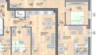 Expose Sparsam wohnen durch Wärmepumpe und Photovoltaikanlage - 3 Zimmer 1.DG mit Balkon - provisionsfrei - ziegelmassivbau - Lift