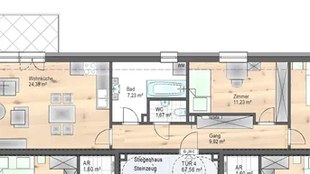 Expose 3-Zimmer Traumwohnung in grüne ruhige Lage - PROVISIONFREI - mit Keller, Balkon, Wärmepumpe und PV-Anlage