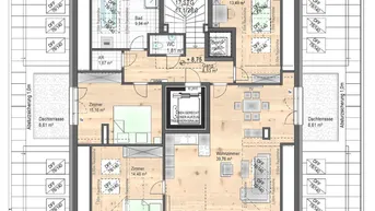 Expose Wohntraum im Penthouse mit eigenem Liftzugang - 2 Terrassen mit herrlichem Weitblick - schlüsselfertig - barrierefrei - provisionsfrei - BEZUGSFERTIG