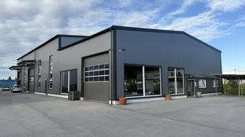 Expose Moderne Gewerbeliegenschaft mit großzügiger Halle &amp; Showroom | 2022 Neubau