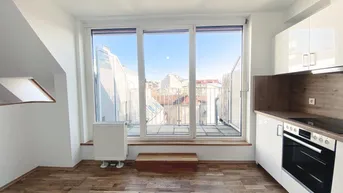 Expose Perfekt sanierte 2-Zimmer DG-Maisonettwohnung mit Terrasse ++ Nahe AKH ++ Generalsanierter Altbau ++ Garagenstellplätze im Haus!!