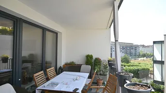 Expose 4-Zimmer-Neubaueigentum mit großer Loggia beim Gasometer!
