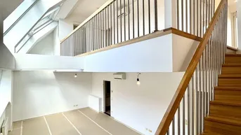 Expose NEU! Lichdurchflutete Maissonette Dachgeschosswohnung mit Dachterrasse im Servitenviertel zu vermieten! Mit Blick auf Stephansdom und Kahlenberg!