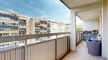 Expose Donaustadt-LIEBE hegen! Gepflegte 4-Zimmer-Wohnung mit ruhiger Loggia in toller Lage kaufen
