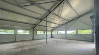 Expose Miete - Neuwertige 1260m² Halle in 8403 Lang, Steiermark - Ideal für Industrie/Gewerbe! *Teilvermietung möglich*