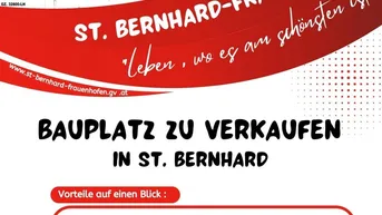 Expose Bauplatz in St. Bernhard