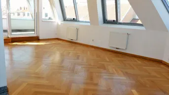 Expose Provisionsfrei: Klimatisierte 120m² DG-Maisonette + 54m² Terrassen mit Einbauküche - 1020 Wien