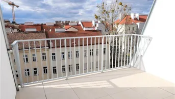 Expose Provisionsfrei: Klimatisierte 104m² DG-Maisonette + 19m² Terrassen mit Einbauküche - 1100 Wien