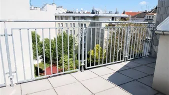 Expose Provisionsfrei: Klimatisierte 63m² DG-Wohnung + 10m² Süd-Terrasse und Einbauküche in Toplage - 1060 Wien