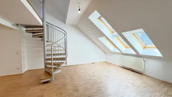 Expose Provisionsfrei: Unbefristete 127m² DG-Wohnung mit 3 Zimmern + Galerie beim Naschmarkt - 1040 Wien
