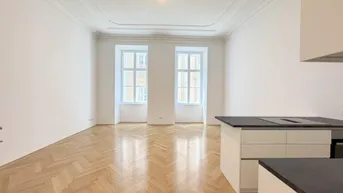 Expose Erstbezug: 112m² Altbau mit 4 Zimmern und Einbauküche am Franziskanerplatz - 1010 Wien