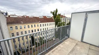Expose Provisionsfrei: Klimatisierte 35m² DG-Wohnung + 9m² Terrasse mit Einbauküche - 1100 Wien