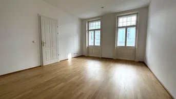Expose Provisionsfrei: Unbefristeter 98m² Altbau mit 11m² Süd-Loggia und Einbauküche - 1070 Wien!