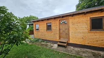 Expose Tiny House aus Holz (Bj 2017) auf Pachtgrund mit Fernblick über Neusiedler See