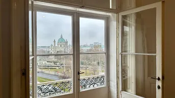 Expose Wohnen mit Blick auf die Karlskirche - Residieren im klassischen Wiener Altbau