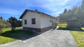 Expose Bungalow in sonniger und ruhiger Naturlage am Stadtrand von Villach - großer Garten mit Baumbestand!