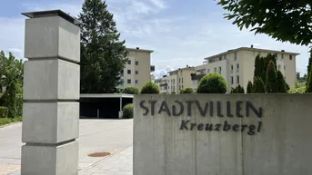 Expose Attraktive, vermietete 2-Zimmer-Wohnung mit Südterrasse und Tiefgarage in den exklusiven Stadtvillen Kreuzbergl